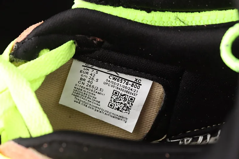 All categories Air Jordan Jordan series basketball shoes Air Jordan 1 High Z version Air Jordan 1 Switch "Orange" AJ1 Joe 1 orange zipper high-top cultural basketball shoes CW6576-800